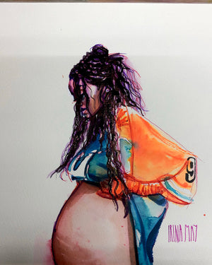 Rihanna baby bump.